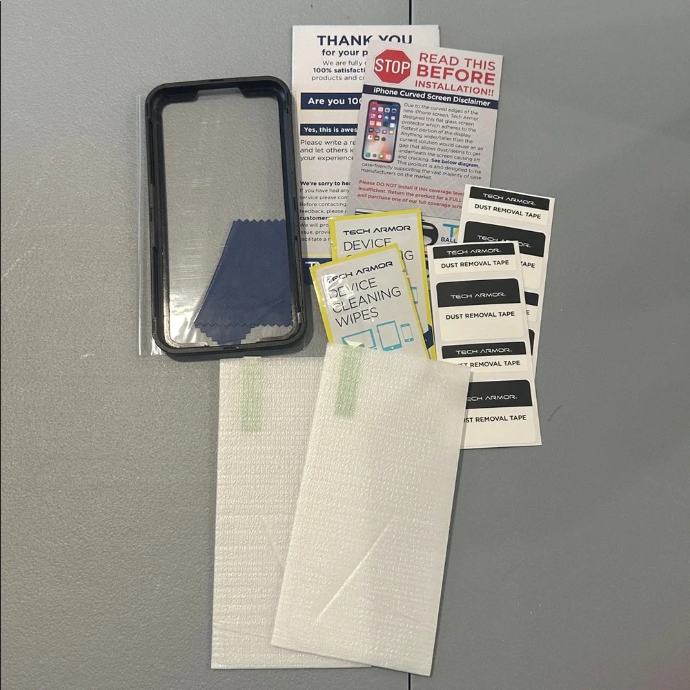 Tech Armor Ballistic Glass Screen Protector for iPhone XR or 11 (2 in box)